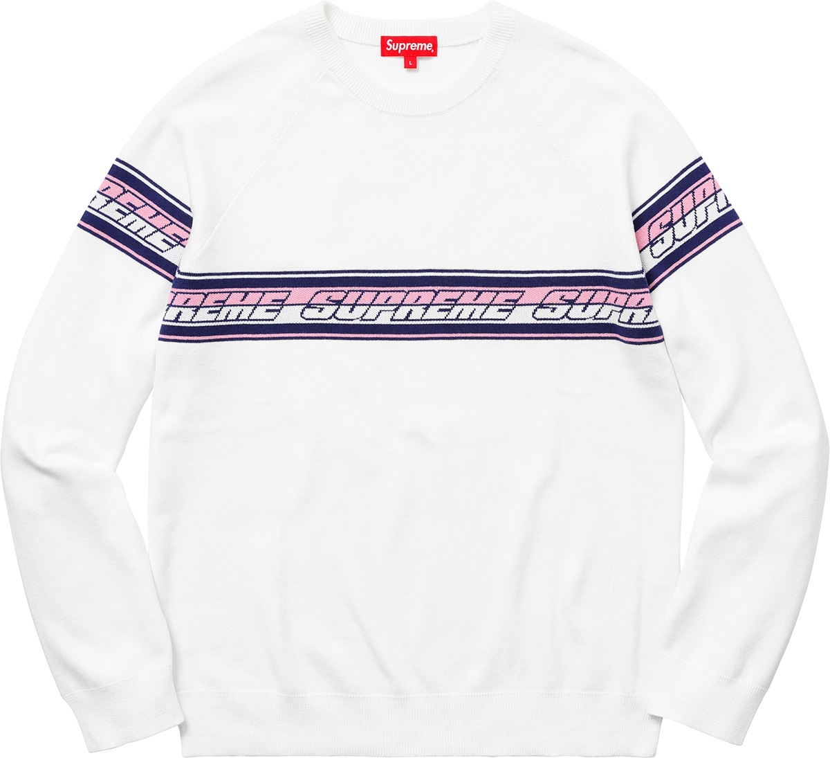 Striped Raglan Sweater view 2